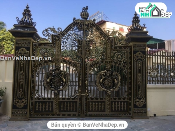 mẫu cổng,3dmax cổng,cổng biệt thự,cổng lâu đài,thiết kế cổng biệt thự,3dmax cổng biệt thự