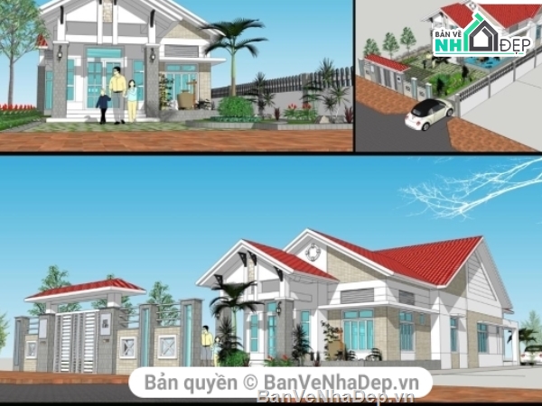 biệt thự 1 tầng,bản vẽ biệt thự 1 tầng 10x25,bản vẽ nhà ở 1 tầng,thiết kế nhà ở 1 tầng,cad nhà 1 tầng