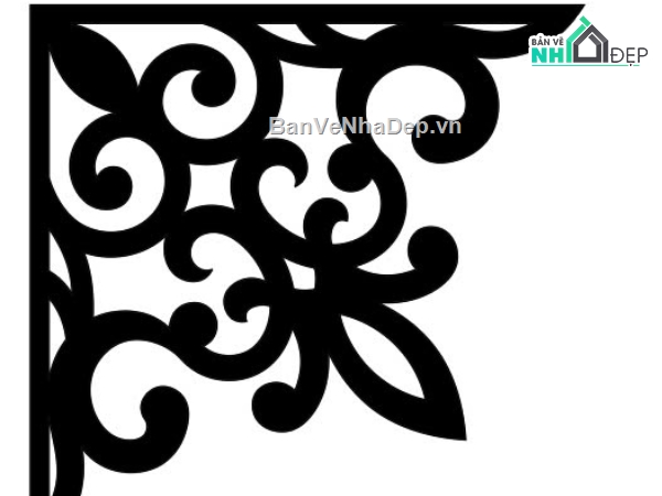 hoa góc mái kính,mái kính cnc,hoa góc cắt cnc