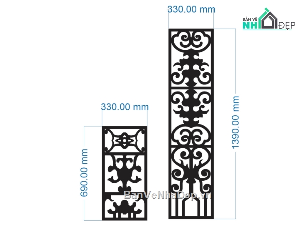 file cnc trụ cổng,mẫu cnc trụ cổng,cắt cnc trụ cổng