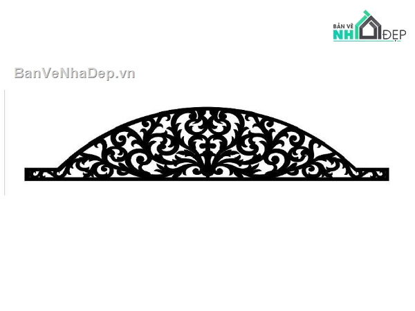 File hoa lá tây cnc,lá vòm cnc,hoa lá tây