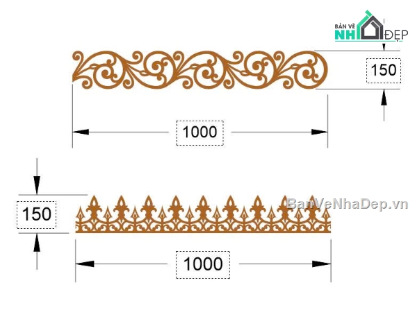 file chông dxf,chông cnc,diềm cổng