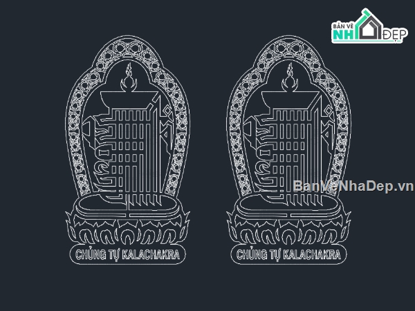 File CNC,Mẫu CNC,Chủng tự kalachakra