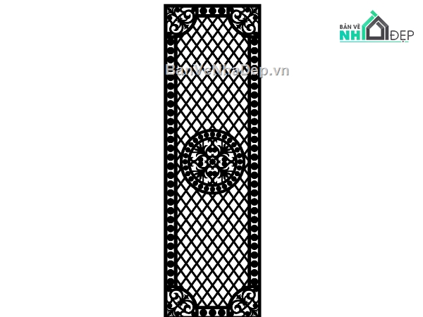 cổng cnc 1 cánh,file cổng dxf đẹp,cổng cnc