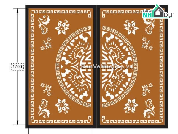 File cổng 2 cánh cnc,cổng trống dơi,cổng cnc