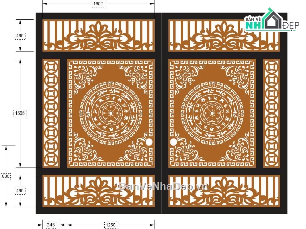 File cổng 2 cánh cnc,file cnc cổng 2 cánh,mẫu cnc file cổng 2 cánh
