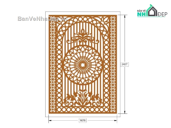 File cổng 2 cánh cnc,cn cổng 2 cánh,cổng dxf