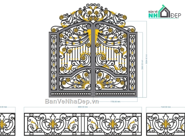 File cổng 2 cánh cnc,cổng và hàng rào,cn cổng 2 cánh