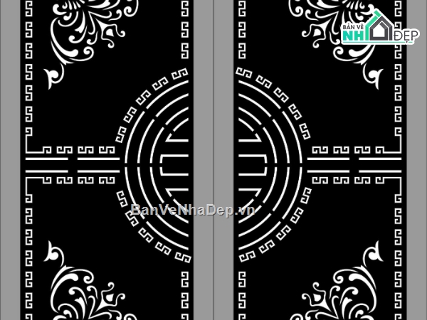 File cổng 2 cánh cnc,mẫu cổng 2 cánh,file cổng 2 cánh