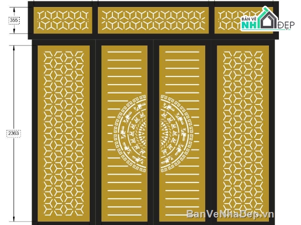 cổng 4 cánh cnc,File cổng 4 cánh,File cnc cổng 4 cánh,cổng 4  cánh cnc