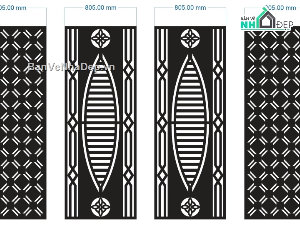 cổng 4 cánh cnc,file cnc cổng 4 cánh,cổng 4 cánh