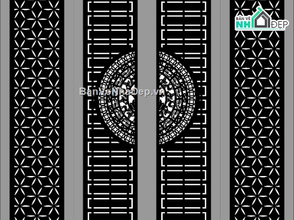 cổng 4 cánh cnc,file cnc cổng 4 cánh,mẫu cnc cổng 4 cánh