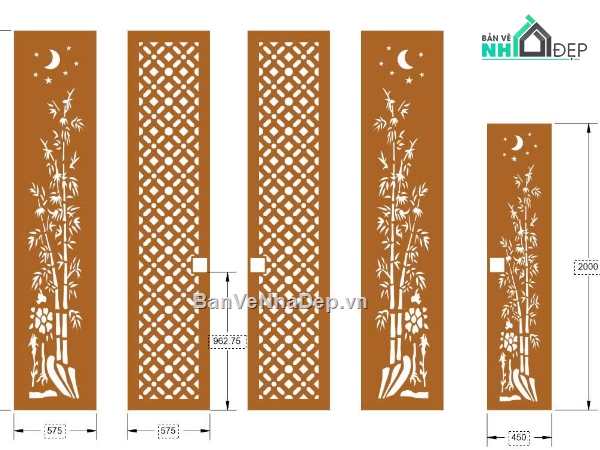 cổng 4 cánh cnc,File cổng 4 cánh,cổng phụ cnc