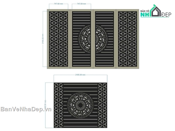 hàng rào,cổng 4 cánh cnc,cổng trống đồng cnc,cổng rào