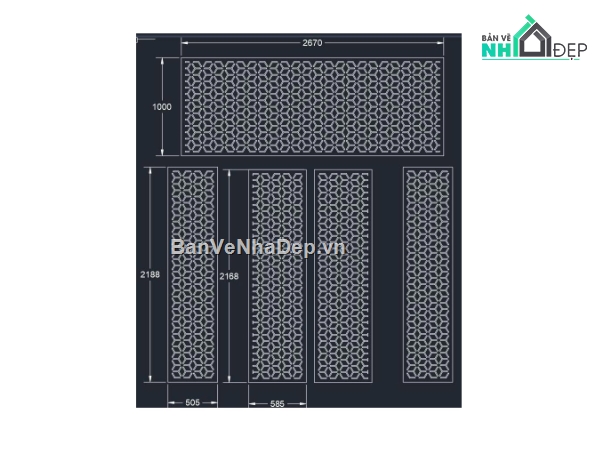 File cổng 4 cánh,cổng 4 cánh cnc,file cổng dxf đẹp