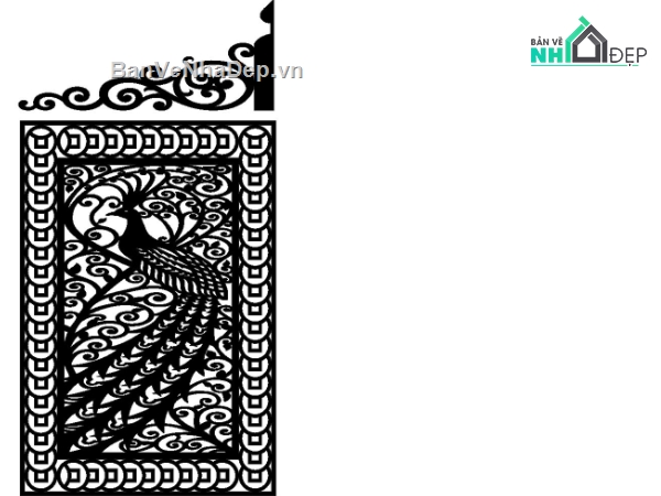 cổng công cnc,cổng lan can cnc,lan can cnc,file cnc cổng và lan can