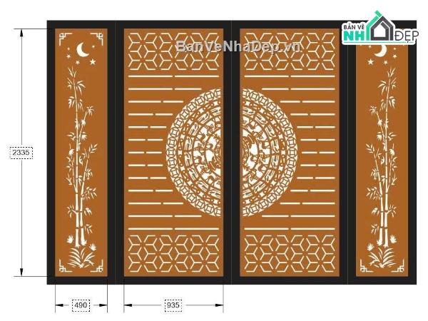 cổng cnc trúc,cnc cổng trúc,cổng trúc cnc