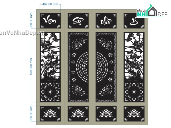cổng vạn sự như ý cnc,cổng cnc vạn sự như ý,vạn sự như ý