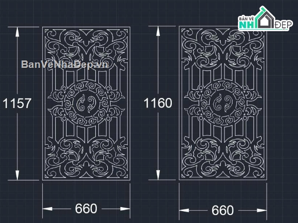 cnc hàng rào,File hàng rào cnc,hàng rào dxf