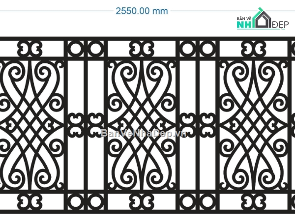cnc hàng rào,File hàng rào cnc,File dxf hàng rào