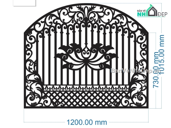 hàng rào,cnc hàng rào,File hàng rào cnc,File dxf hàng rào