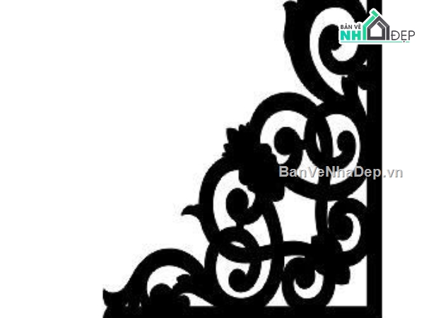 hoa góc cnc,cnc hoa góc,hoa góc đẹp,hoa góc cnc dxf