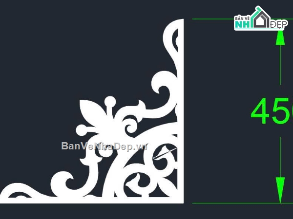 hoa góc cnc,hoa góc cnc dxf,File dxf hoa văn cnc