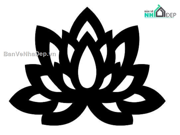 hoa sen cnc,File dxf hoa sen cnc,hoa sen