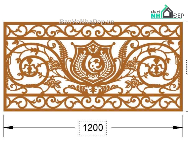 lan can cnc,lan can chữ lộc,lan can dxf