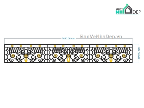 File hoa văn,hoa văn lan can cnc,bản vẽ lan can