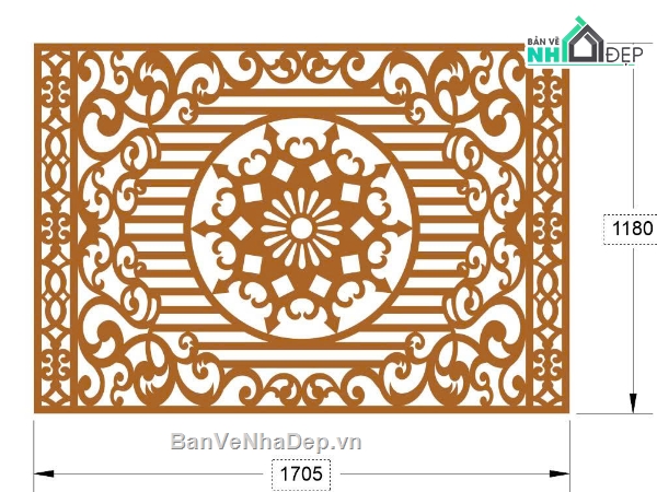 File lan can cnc đẹp,File dxf lan can cnc đẹp,autocad cnc lan can đẹp