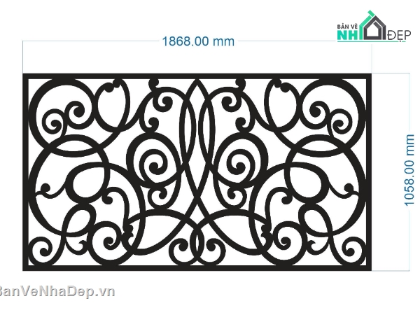 lan can dxf,File dxf lan can,File dxf lan can cnc