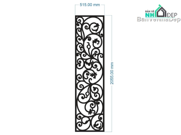 lan can đẹp,File lan can cnc đẹp,File dxf lan can cnc đẹp