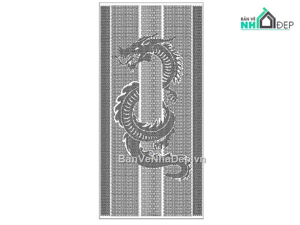 cnc lan hoa rồng của loa kéo,hoa văn rồng cnc,rồng autocad