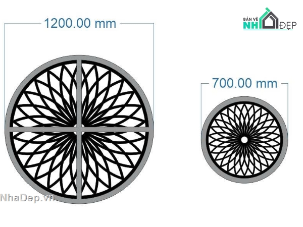 File hoa văn,mái kính,diềm cnc,hoa văn tròn cnc