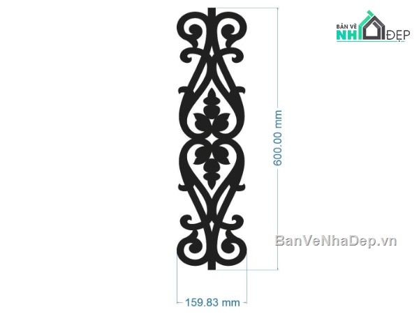 cổng dxf,File dxf cổng cnc,mẫu cnc trụ cổng