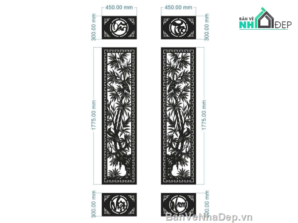 trúc cnc,File dxf trúc cnc,File dxf cổng trúc cnc,File dxf cổng cnc,File kệ trúc cnc
