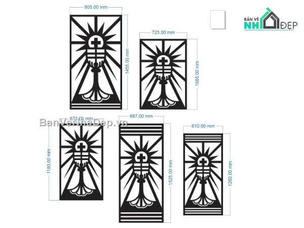 cổng nhà thờ,nhà thờ,vách cổng cnc