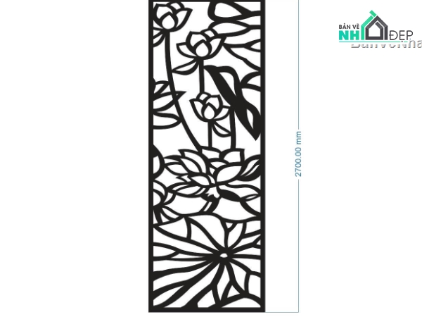 vách đẹp,hoa sen cnc,vách hoa sen cnc