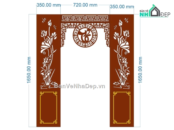 cnc vách ngăn,vách ngăn cnc phòng thờ,File vách ngăn cnc