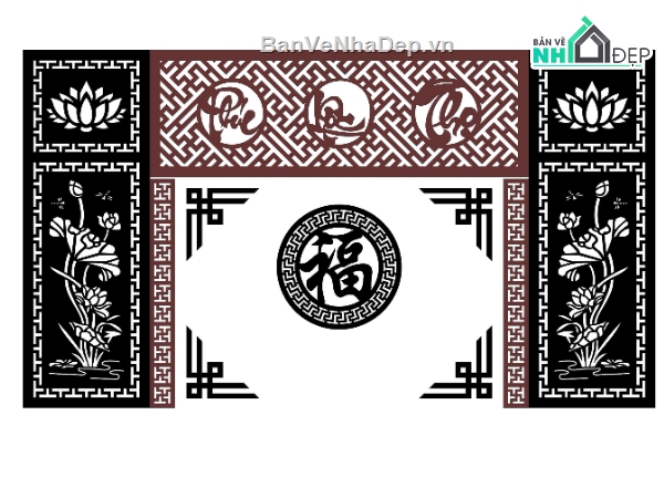 vách ngăn cnc,phúc lộc thọ,cnc vách ngăn,File vách ngăn cnc