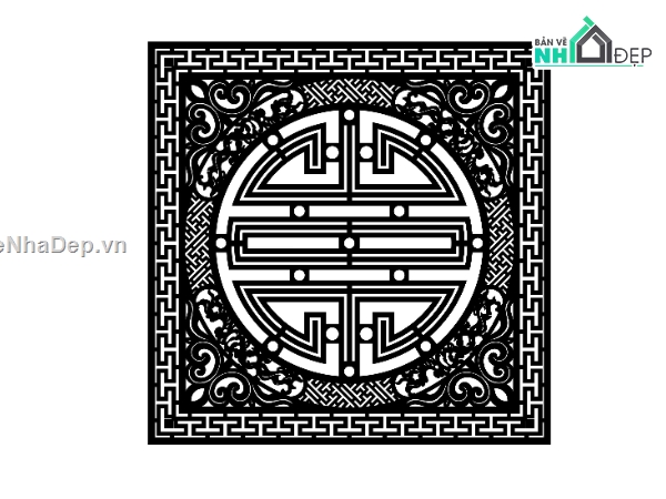 cnc chữ thọ,vách chữ,vách chữ thọ