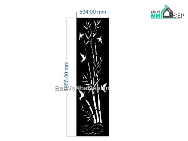 cnc vách,cnc vách trúc,trúc cnc,vách trúc chim