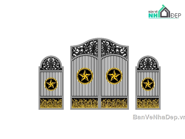 cổng chính cổng phụ,cổng chính phụ,cổng chính phụ 2 cánh