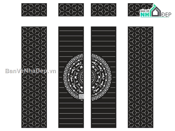 trống đồng,File cổng 4 cánh,cổng trống đồng,cổng trống đồng 4 cánh