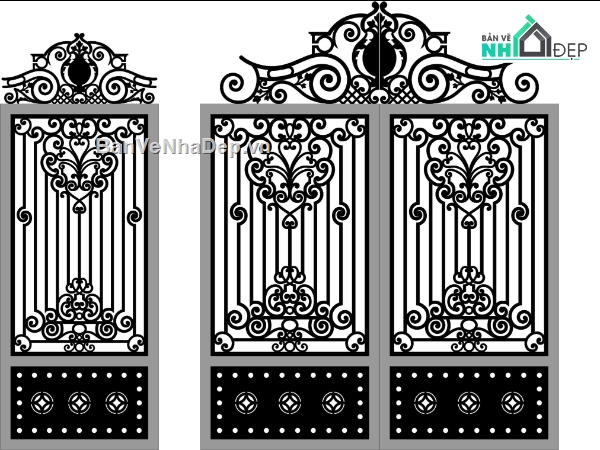 cổng phụ cnc,File cnc cổng chính cổng phụ,cổng chính cổng phụ dxf