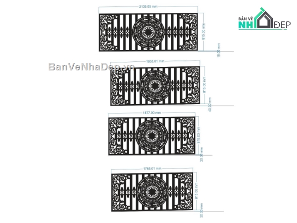lan can cnc,lan can đẹp,lan can dxf
