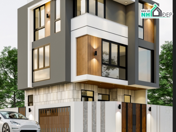 file sketchup nhà phố,nhà mặt phố,nhà 2 mặt tiền,Model nhà phố file sketchup,file cad đầy đủ,nhà góc phố