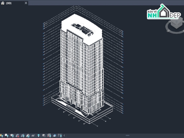 Chung cư 21 tầng,medf chung cư 21 tầng,file revit medf chung cư