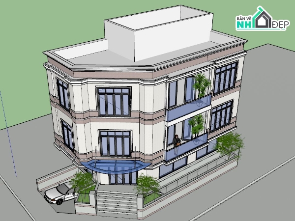 Nhà phố 3 tầng,Thiết kế nhà 3 tầng,file cad nhà phố 3 tầng,bản vẽ nhà phố 3 tầng,nhà phố 3 tầng